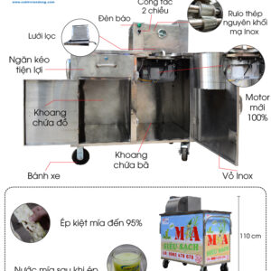 máy nước mía siêu sạch