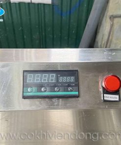 đồng hồ cài đặt nhiệt độ của máy sục rửa rau quả