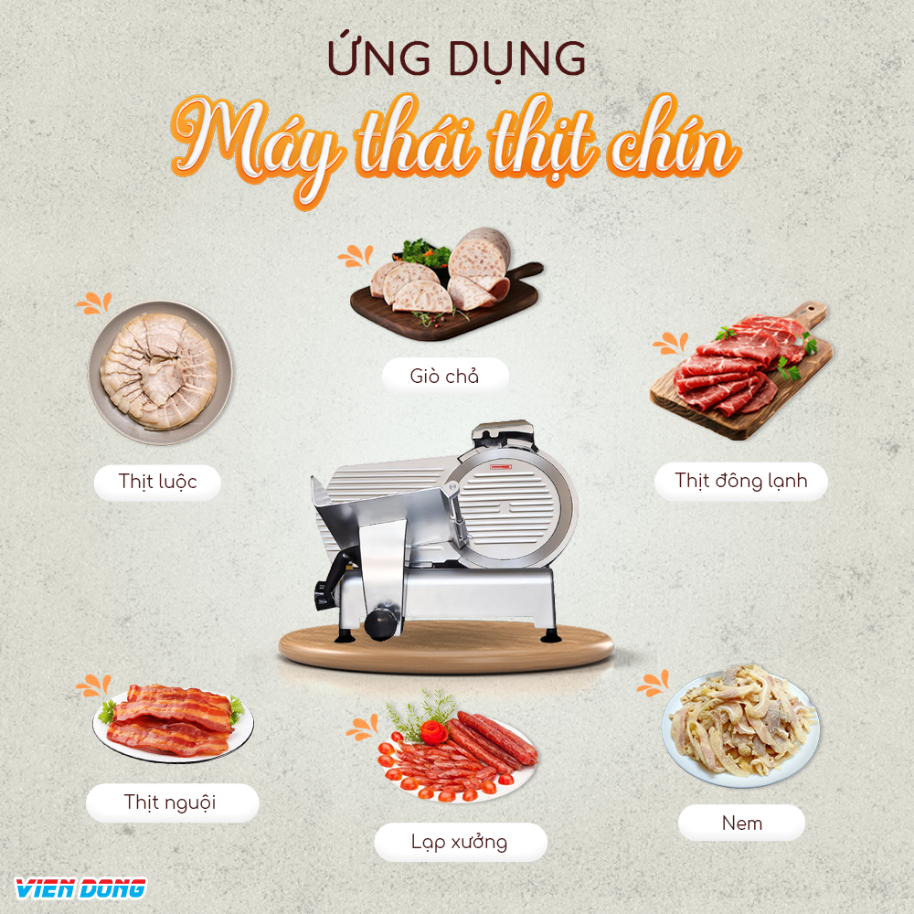 Máy thái thịt chín bằng tay