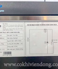 tủ đông nằm 2 ngăn