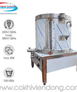 Nồi điện nấu cháo công nghiệp 150 lít