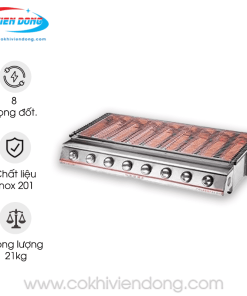 bếp nướng gas 8 họng