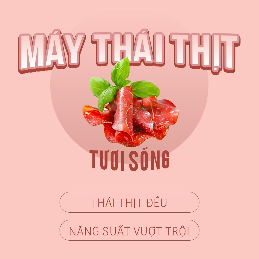 Máy thái thịt làm bún chả