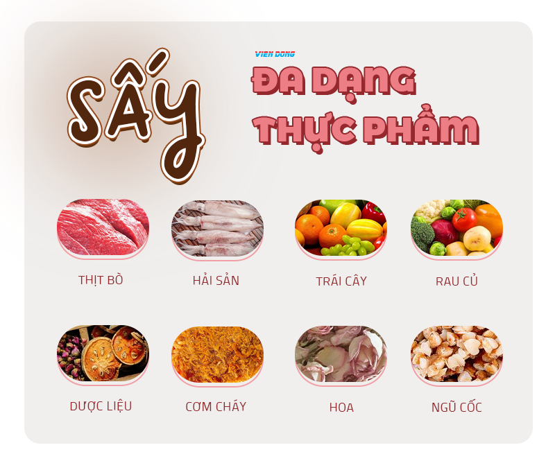 Máy sấy thực phẩm công nghiệp 20 khay