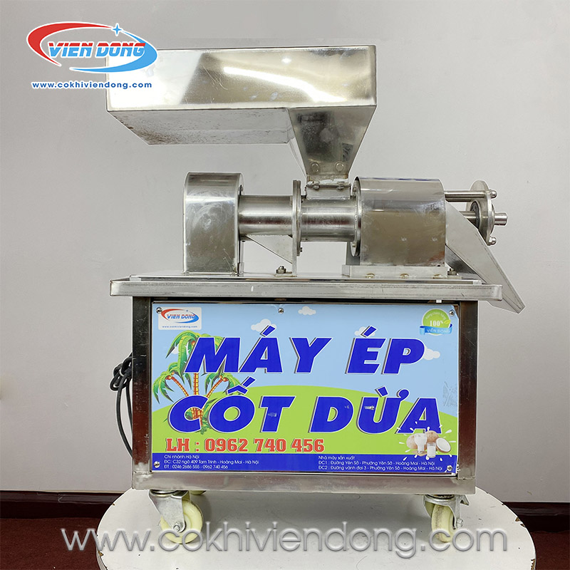 giá máy ép cốt dừa